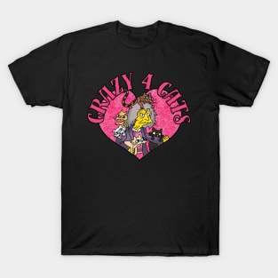 Crazy 4 cats T-Shirt